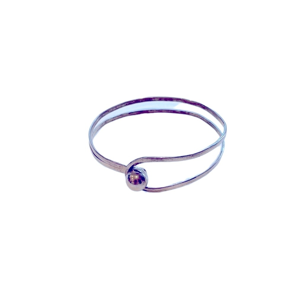 Vintage silver bangle bracelet. VGUC